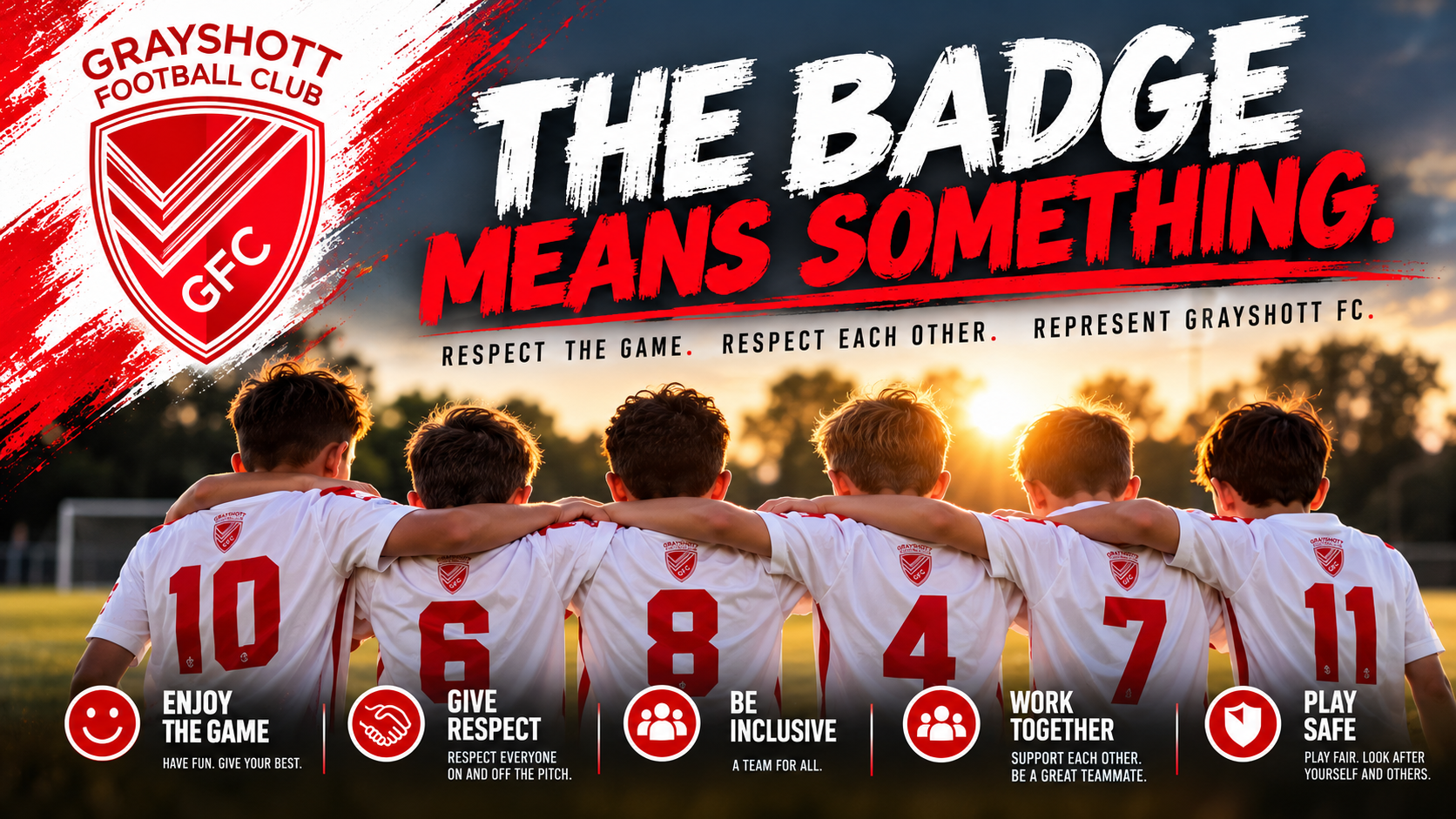 Grayshott FC — THE FA GRASSROOTS CODE – FIVE STANDARDS WE ALL SHARE